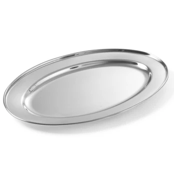 Ovali plieninė lėkštė 19 cm - Hendi