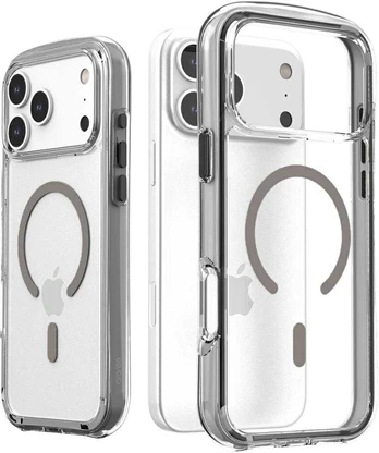 Dėklas Araree Duple M Air MagSafe do iPhone 17 Pro Max pilka