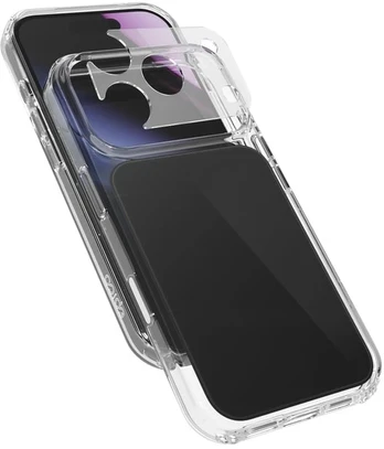 Dėklas Epico Tile Mag+ Case for iPhone 17 Pro Max/18 Pro Max, Qi2 & MagSafe Compatible - Juodas