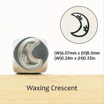 Metalo spaudo įrankis, Waxing Crescent
