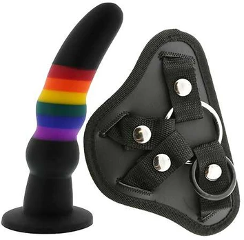 Dreamtoys ESSENTIALS vientisas dildas su dirželiu