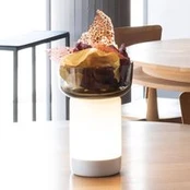 "Artemide Bontà" LED stalinė lempa, pilkas dubuo