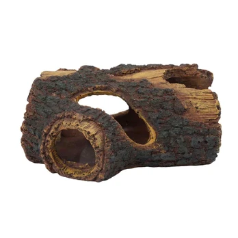 Relaxdays Akvariumo dekoracija 5,5x13,5x9 cm Ruda Polirezinas