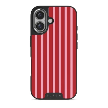 Strawberry Jam - iPhone 16 Plus Case, Elite Dark (MagSafe) / Silver