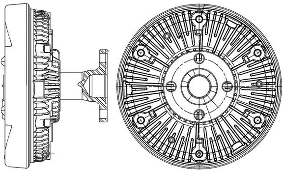 sankaba, radiatoriaus ventiliatorius CFC 235 000P