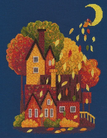 Cross stitch kit "Magic leaf fall" S1479