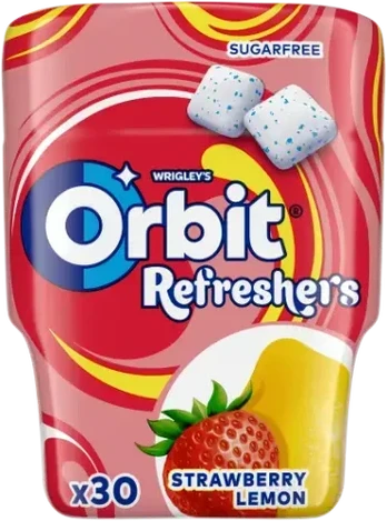 Orbit Refreshers Strawberry Lemon Bottle 30gb