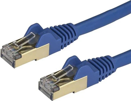StarTech 1.5 M CAT6A CABLE Mėlynas/SNAGLESS - EKRANUOTAS VARINIS LAIDAS