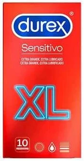 Prezervatyvai DUREX SENSITIVE XL 10 vnt