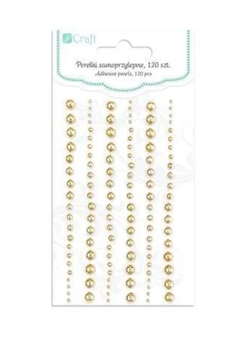 Lipnūs perlai mix 120vnt gold