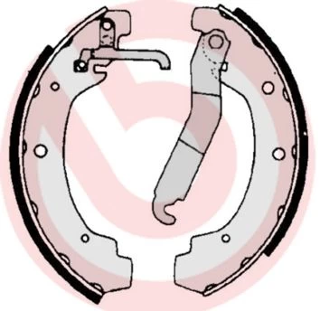 Stabdžių trinkelių komplektas BREMBO S 85 534