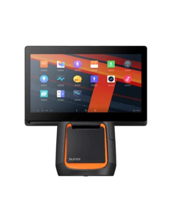 Sunmi T2s, 39.6 cm (15,6), CD, Android, black, orange