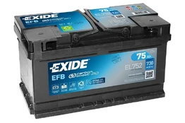 Starterio akumuliatorius EXIDE EL752 kaina