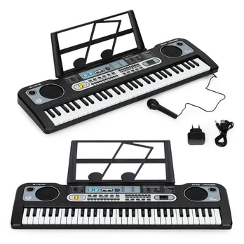 Didelis pianinas su mikrofonu vaikams
