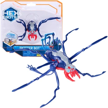 Figūrėlė Skitter Bot Hex Bots Robotyczny mėlyna pająk