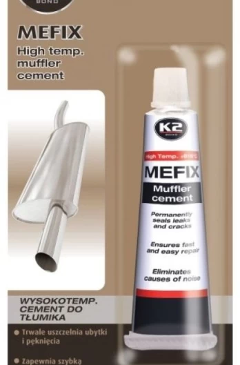 Aukštos temperatūros duslintuvų cementas K2 Mefix, 140 g