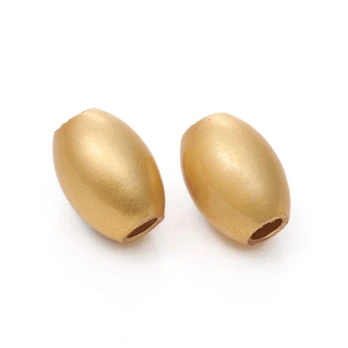 Žalvarinis intarpas 8x6 mm. 2 vnt