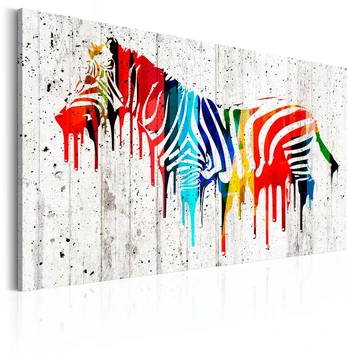 Artgeist Paveikslas - Colourful Zebra