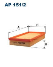 Oro filtras FILTRON AP 151/2 kaina