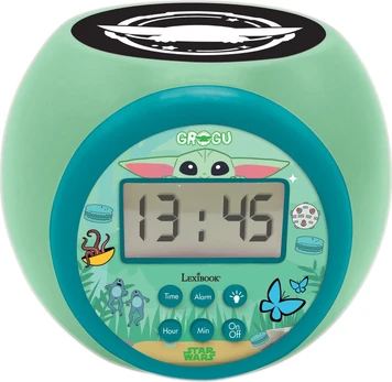 Lexibook - DISNEY STAR WARS Projector Alarm Clock with Timer (RL977SW)