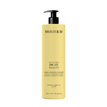 Selective Professional ON CARE SMOOTH plauko kutikulę lyginantis šampūnas, 1000 ml