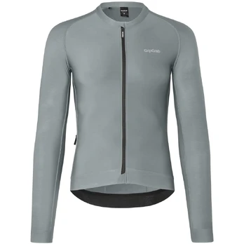 GripGrab PACR LS vyriški marškinėliai | Light Blue, L