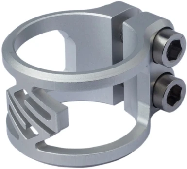 Striker Aether Double Pro Scooter Clamp Silver