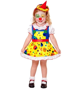 CLOWN (dress, mini hat)