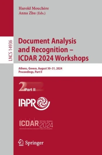 Document Analysis and Recognition – ICDAR 2024 Workshops