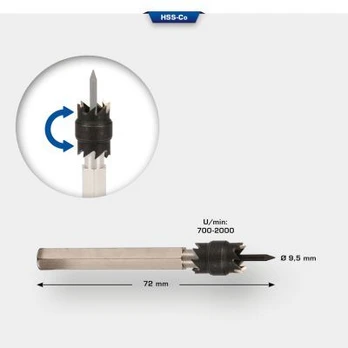 Suvirinimo siūlių freza KS TOOLS BT516001