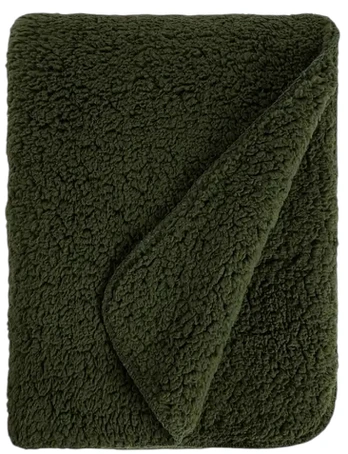 Pledas Homla Basic Caisa, žalia sp., 150 cm x 200 cm