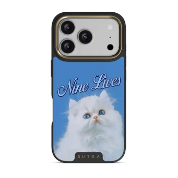 Nine Lives - iPhone 17 Pro Case, Elite Dark (MagSafe) / Gold