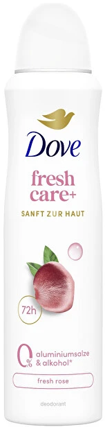 Dove Fresh Rose Dezodorantas Purškiklis 150 ml