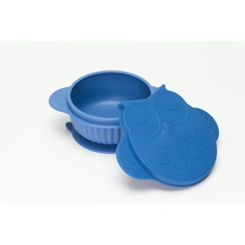 InnoGiO prilimpantis silikoninis dubenėlis su dangteliu GIO-910BLUE