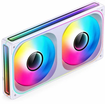 Ventiliatorius Jonsbo ZB-240 Infinity Mirror ARGB PWM Lüfter - 240mm, baltas