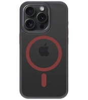Dėklas Tactical MagForce Hyperstealth 2.0 Cover for iPhone 15 Pro Juodas/Raudona