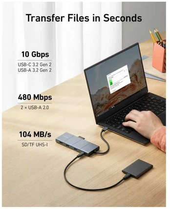 Šakotuvas Stacja/replikator Anker 565 USB-C (A83880A1)