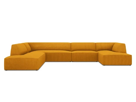 Panoramic Left Corner Sofa, "Siena", 7 Seats, 366x273x69 Made in Europe