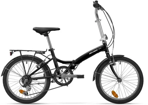 Atala Zeno 20 6-v -taittopyörä, musta