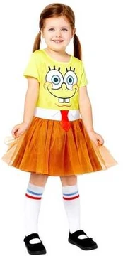 Amscan SvampeBob Firkant kjole