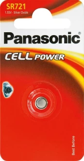 Elementai Panasonic Batteries SR721/1BP kaina