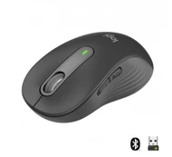 Logitech Signature M650 L Belaidė pelė RF Wireless + Bluetooth, 4000 DPI, Graphite