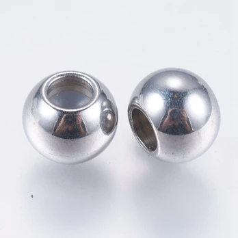 Nerūdijančio plieno 304 stoperiai 8x6 mm 2 vnt.