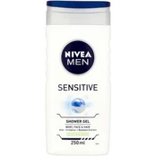 Beiersdorf Nivea Men Dušo Želė Sensitive 250ml kaina