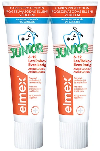 Elmex Junior Duopack Dantų pasta 2x 75 ml