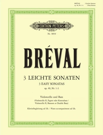 3 Easy Sonatas Op.40 Nos.1-3