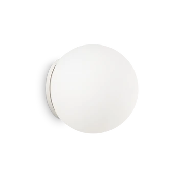 Sieninis šviestuvas Ideal Lux Wall lamp with 1 light MAPA, E27, baltas