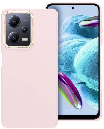 Dėklas Oem FRAME Case for XIAOMI Redmi NOTE 12 PRO 5G powder pink