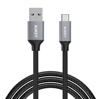 CB-CD2 nylon quick cable Quick Charge USB C-USB 3.0 | 1m | 5 Gbps