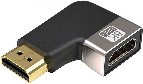 Fuj:tech HDMI Ultra High Speed 90° -kulma-adapteri, versio 2